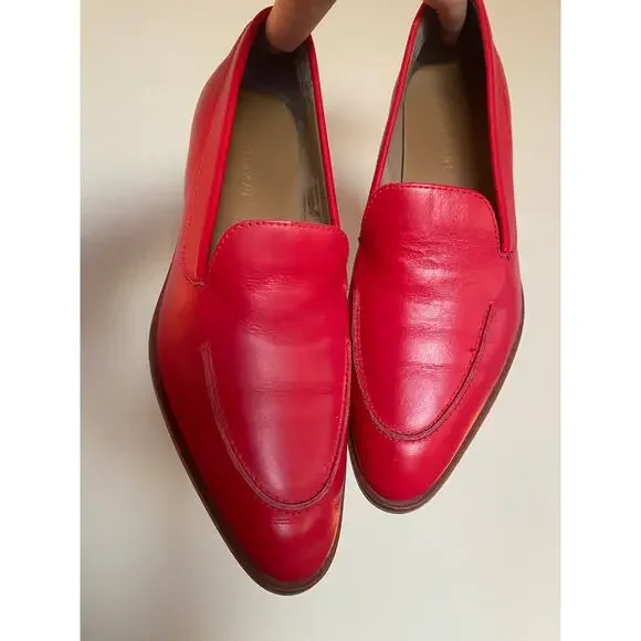 Everlane the modern loafer cherry red made in Italy size 8.5 - Picture 3 of 7